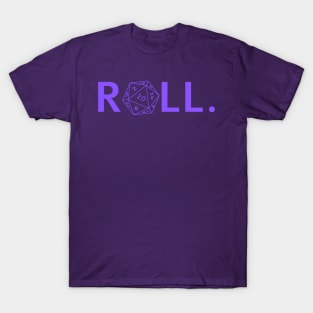 Roll. RPG Shirt Purple T-Shirt